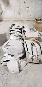 lot 65 image: Large Lot of Aluminum Box Truck Corner Caps, BABB & More