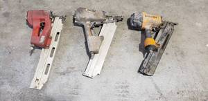 lot 80 image: Lot of 3 Framing Nailers. Bostitch, Hilti & Duo-Fast
