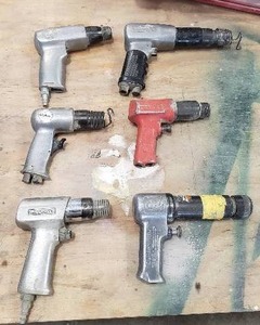lot 158 image: Lot of 6 Pneumatic Air Impact Hammers