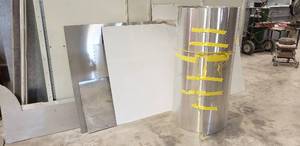 lot 183 image: Large Quantity of Sheet Metal