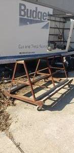 lot 208 image: Rolling Plywood Rack