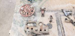 lot 217 image: Lot of Misc Clamps & Stand For Frame PullingRepair