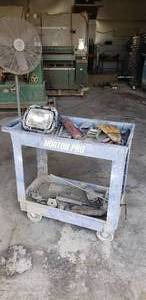 lot 229 image: Rolling Shop Cart w Contents