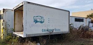 lot 133 image: Morgan 15 Box w Dual Axle Rear-End Converted into a Trailer