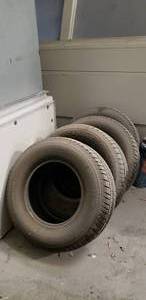 lot 269 image: Lot of 4 New Tires.  See sizes in photos.