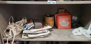 lot 286 image: Contents of Shelf.  Large Selection of Sand Paper