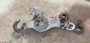 lot 292 image: Industrial Ratchet Strap  w Dual Connector Points