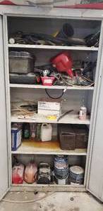 lot 305 image: Industrial Cabinet w Contents Included