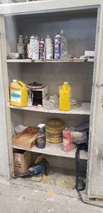 lot 308 image: Industrial Cabinet w Contents Included