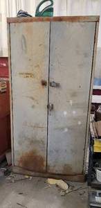 lot 312 image: Industrial Cabinet w Contents Included