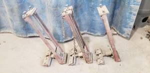 lot 319 image: Lot of 3 Kansas Jack Adjustable Frame Mounting Clamps.  Adjustable to fit all frame machines.