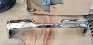 lot 343 image: NEW Dodge Ram Rear Chrome Bumper.  Fits 2018-2023