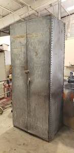 lot 303 image: Industrial Metal Cabinet