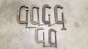 lot 220 image: Lot of 6 8 C Clamps
