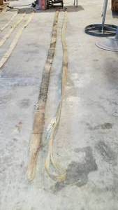 lot 186 image: Lot of 2 Heavy Duty 20ft 8,000 LB Capacity Nylon Tow Straps