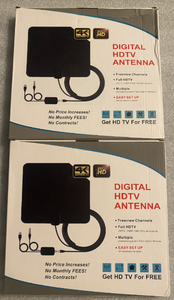 lot 23 image: Lot of 2 - New Digital HDTV Antenna 4K Ultra HD Full HD