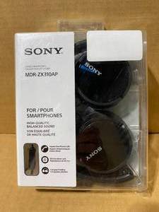 lot 41 image: New in Package - Sony Stereo Headphones for Smartphones with High Quality Balanced Sound - MDR-ZX310AP