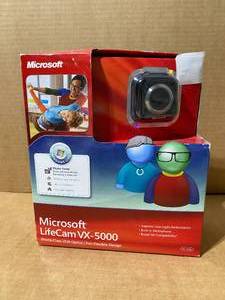 lot 53 image: New in Package - Microsoft LifeCam with Built-in Microphone, Model#VX-5000 - In Condition As Shown
