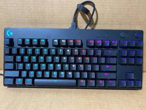 lot 54 image: Logitech Pro Tenkeyless Gaming Mechanical RGB Keyboard Model#YU0039 - In Condition As Shown
