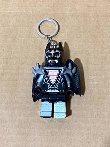 lot 69 image: DC LEGO Batman Movie Glam Metal Batman Minifigure Keychain, Approximately 3 12 - In Condition As Shown
