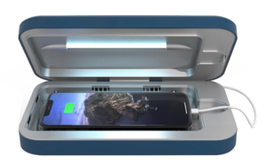lot 93 image: PhoneSoap Go UV-C Sanitizer & Portable Power Pack, Indigo (MSRP $100)