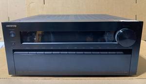lot 123 image: Onkyo TX-NR809 Home Theater Receiver with 3D-Ready HDMI Switching, Internet-Ready - In Condition As Shown