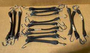 lot 127 image: Lot of 15 - 19 Bungie Strapes, Black - In Condition As Shown