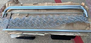 lot 206 image: New Parts - YARDGARD Chain Link Fit Right Gate Kit, Galvanized, Adjustable, 5-Ft. High x 6-Ft. Wide - In Condition As Shown - (SAME STYLE AS #205)