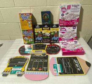lot 245 image: Lot of 15 - New Games & Chalkboard Signs - In Quantity & Condition As Shown