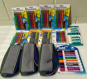 lot 251 image: Lof Of 14 - New SchoolOffice Supplies - In Condition As Shown