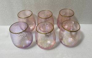 lot 256 image: Lot of 6 - New Modern Expressions Wine Glasses 19.6 fl. oz. - As Shown
