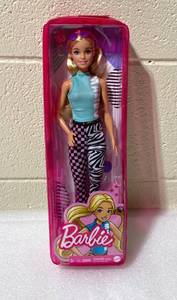 lot 267 image: New Other - Mattel Barbie Fashionista Doll #158 Long Pigtails With Teal Top