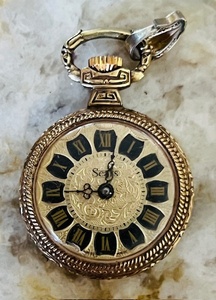 lot 15 image: Vintage Sears Ladies Pocket Watch