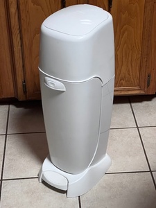 lot 61 image: Playtex Diaper Genie Complete Pail with Built-In Odor Controlling Antimicrobial