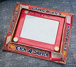 lot 91 image: Vintage Etch-A-Sketch in Box