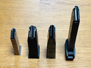 lot 78 image: Four (4) Ammo Magazines - Including KRD High Tech, Glock 9mm, &amp One Other 9mm and .389