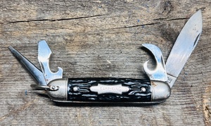 lot 60 image: Vintage Imperial USA Providence Rhode Island KAMP King Pocket Knife&nbsp