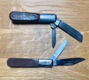 lot 112 image: Vintage Sabre #601 &amp Barlow 2 Blade Pocket Knives