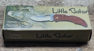 lot 119 image: Flying Falcon 15-285B Little Gator Lock Back Folding Knife