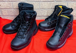 lot 121 image: Mens Black Interceptor CombatTacticalMilitary Boots Size 13 &amp Hi-Tec X-T Xtra Tuff Black Boots size 12 Trencher 6 CH80061M-B
