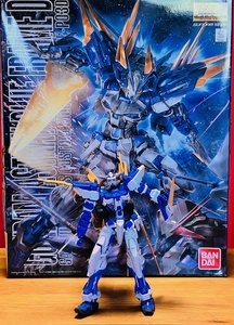 lot 138 image: Ban Dai Gundam Astray Blue Frame D Kit - Assembled WAdditional Parts &amp Assessories in Box