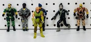 lot 202 image: Three The Corps Action Figures W Three Other Military Type Action Figures