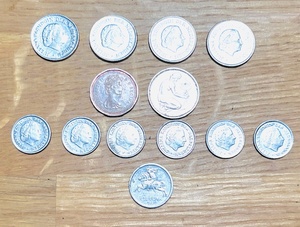 lot 254 image: Thirteen Netherlands &amp Latvian Coins - Unsearched for Errors