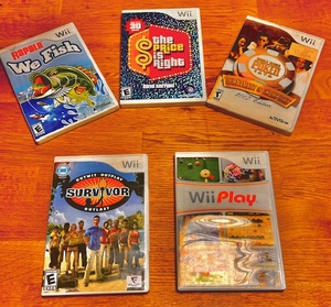 lot 177 image: Lot of Five (5) Wii Games - All Instructions Included
