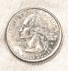 lot 225 image: 2007 D Washington Idaho Quarter - Double Die Mint Mark &amp Double Die Obverse