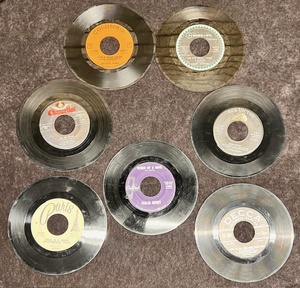lot 231 image: Seven (7) 1950s-60s 45rpm Records - Including Fabian, Floyd Cramer, &amp Ferlin Husky