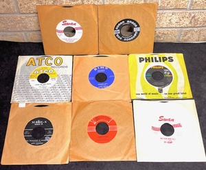 lot 242 image: Eight (8)&nbsp1950s-60s 45 rpm Records in Jacket - Including&nbspThe Saphirres &amp Neil Sedaka