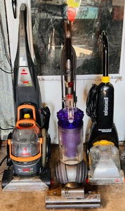 lot 284 image: Dyson DC41 Vacuum Cleaner &amp Bissell ProMax 2X and Bissell Power For e Carpet Cleaners
