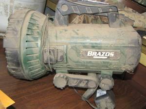 lot 8 image: Brazos candle power spotlight with plug