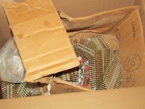 lot 44 image: Box of roofing nails nail strips